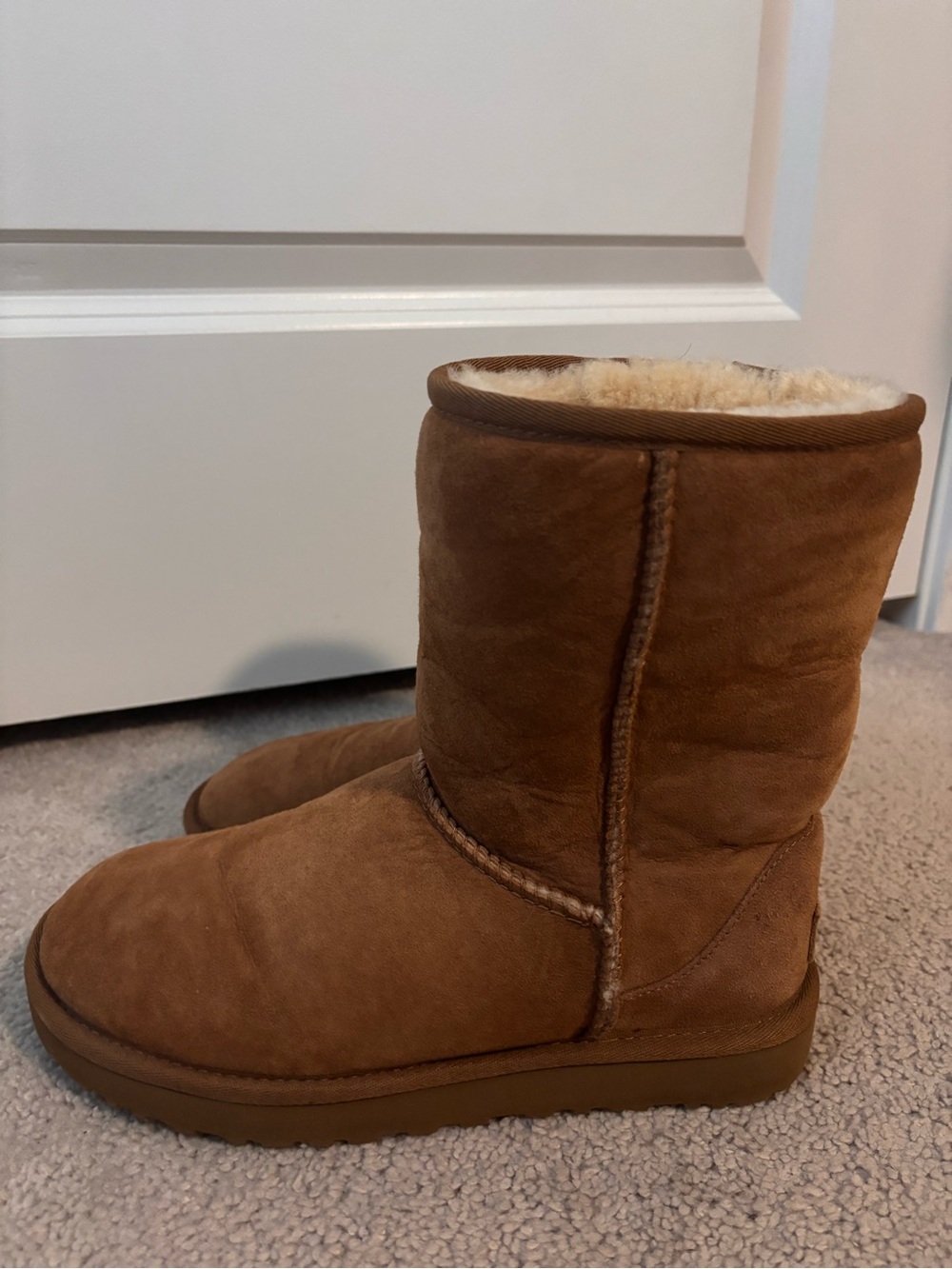 Classic Chestnut Shearling Winter Boot - Women